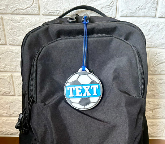 Soccer Backpack Tag