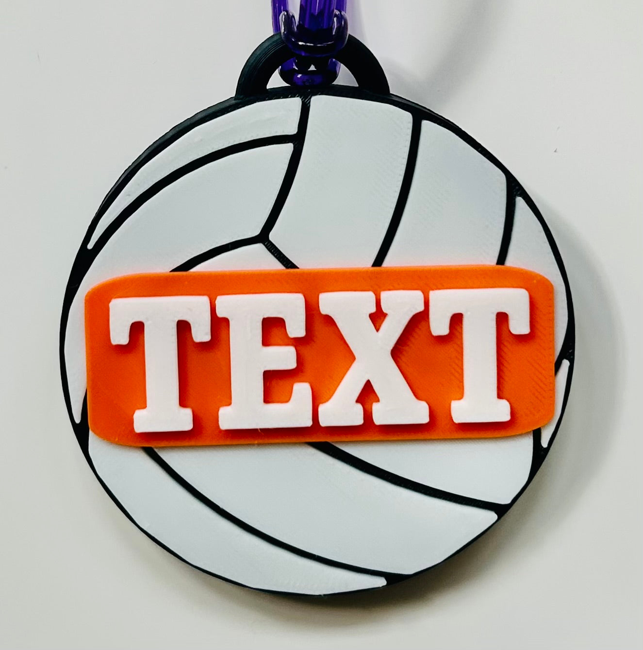 Volleyball Backpack Tag