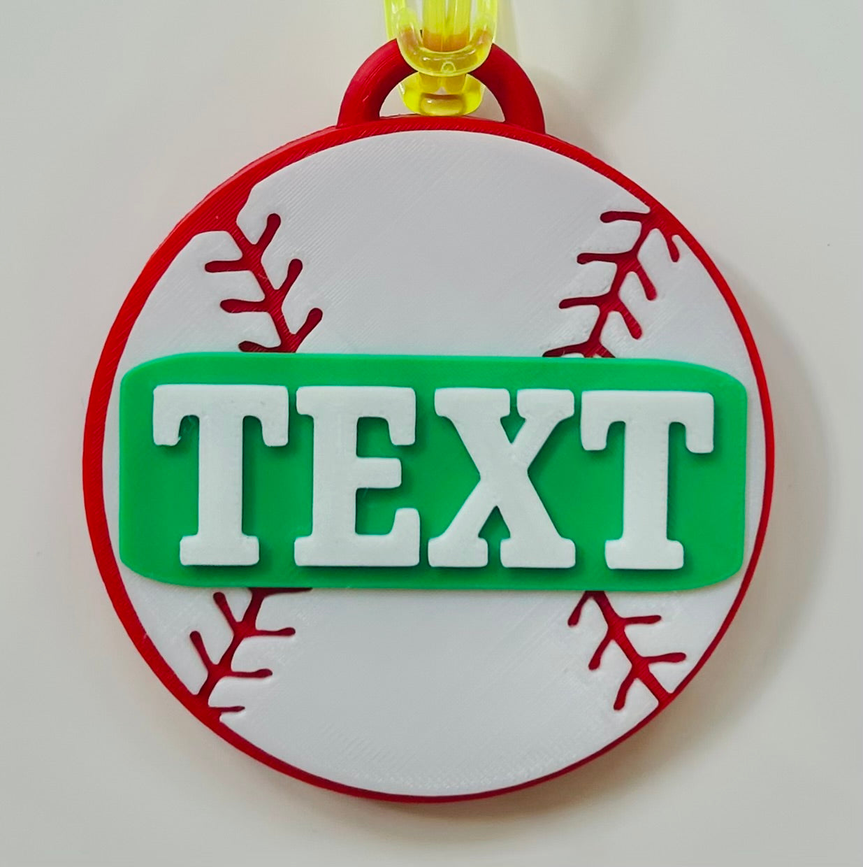 Baseball Backpack Tag