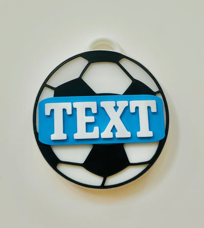 Soccer Backpack Tag