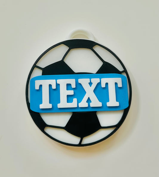 Soccer Backpack Tag