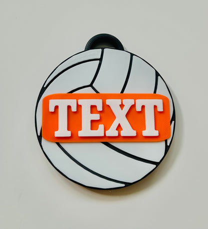 Volleyball Backpack Tag