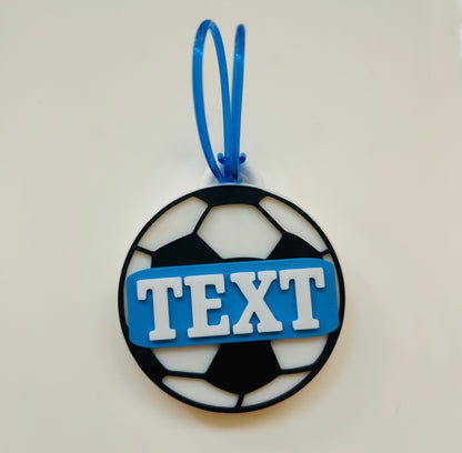 Soccer Backpack Tag
