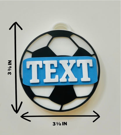 Soccer Backpack Tag