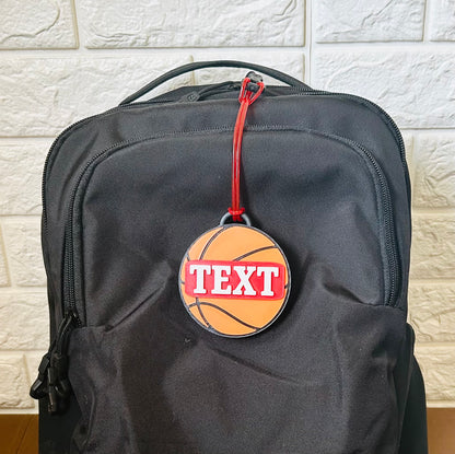 Basketball Backpack Tag