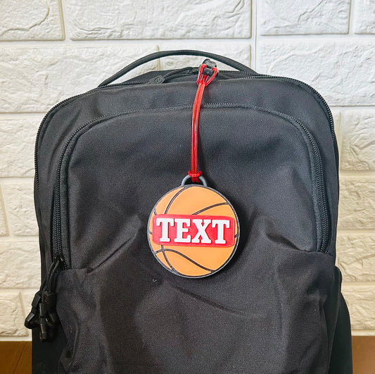 Basketball Backpack Tag