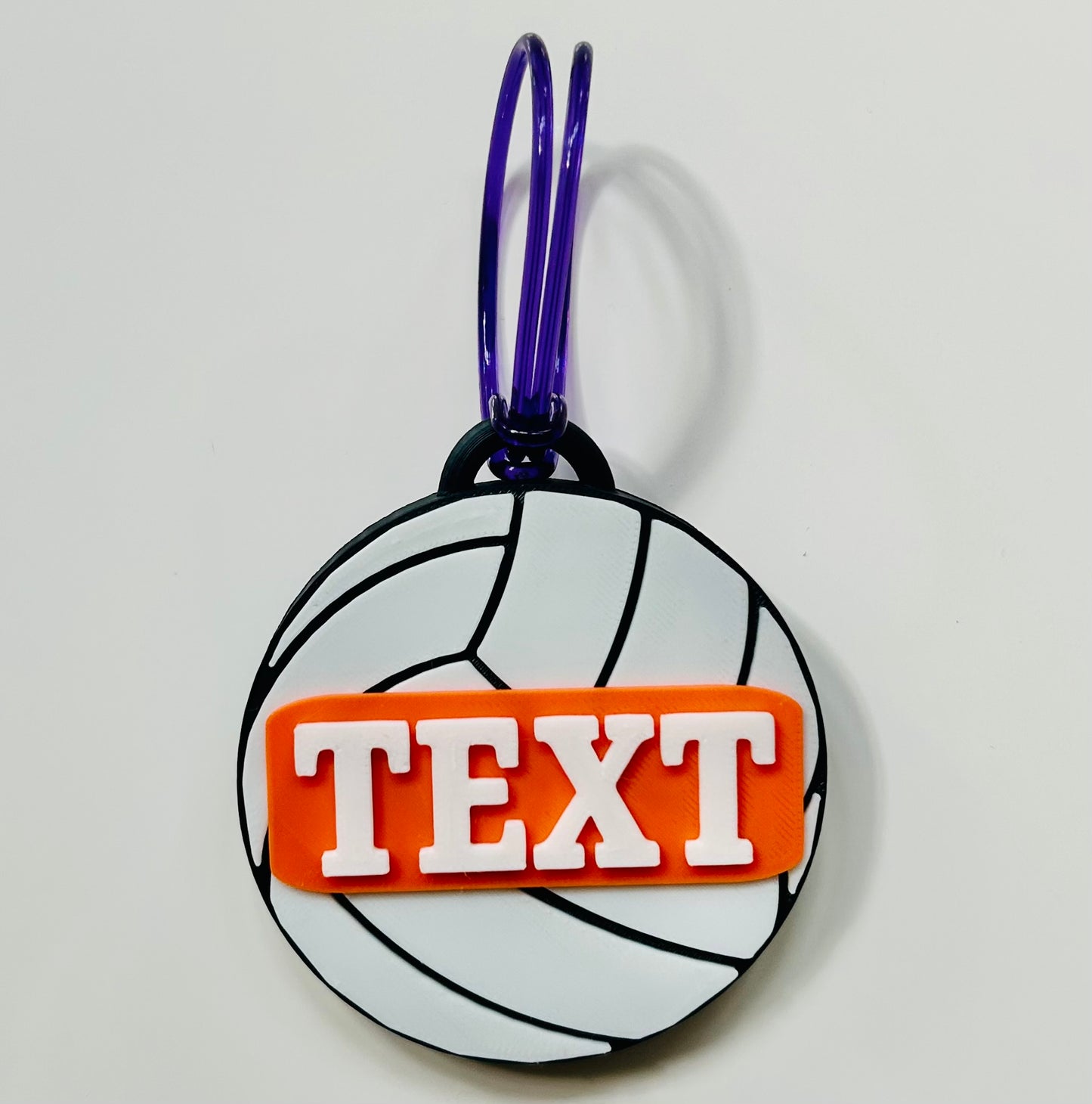 Volleyball Backpack Tag