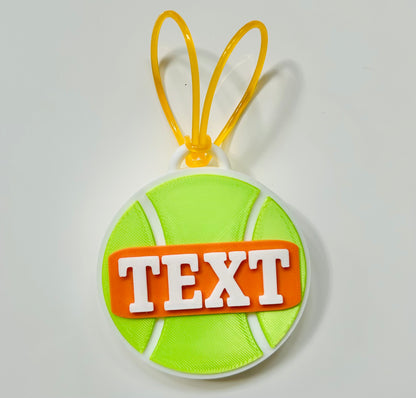 Tennis Backpack Tag