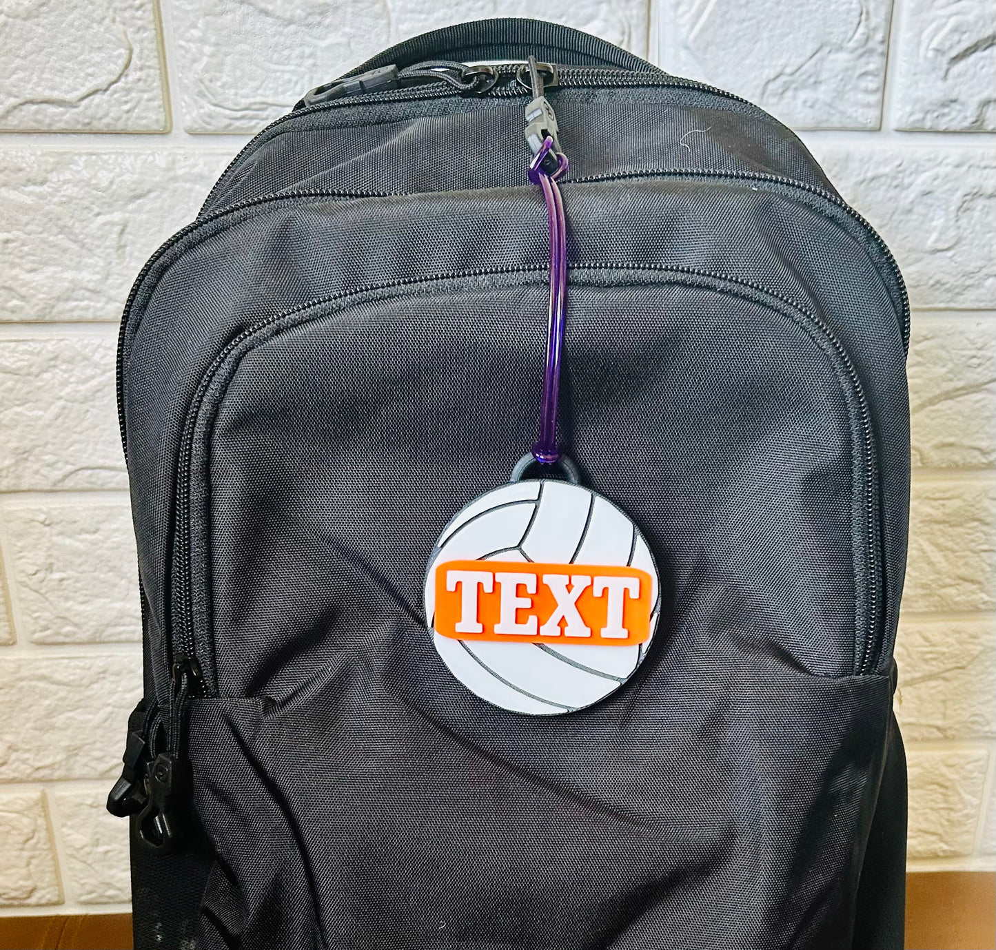 Volleyball Backpack Tag