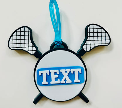 Lacrosse Backpack Tag