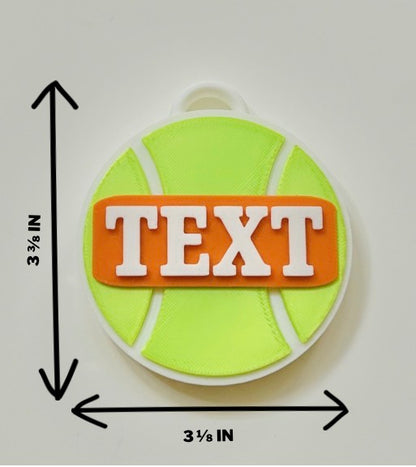 Tennis Backpack Tag