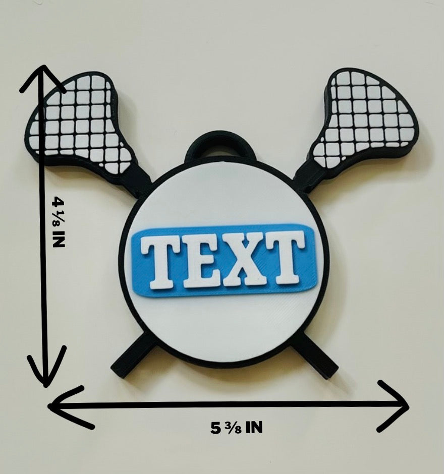 Lacrosse Backpack Tag